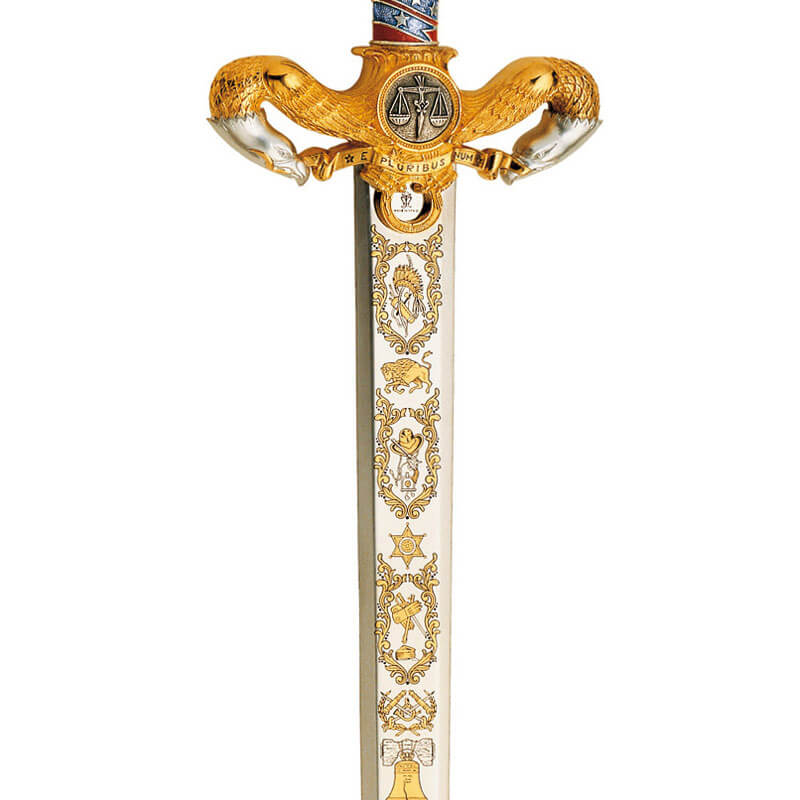 Espada americana con empuñadura decorada Marto 760