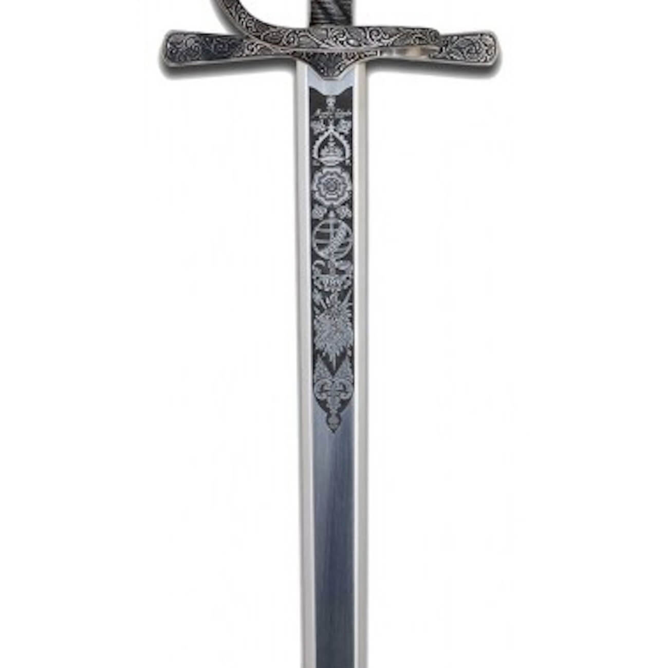 Espada de Sir Francis Drake con acabado en plata y empuñadura decorada Marto 5100