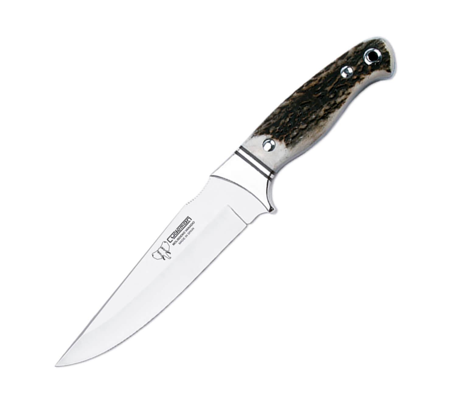 Cuchillo de caza Cudeman 248 con puño de asta de ciervo