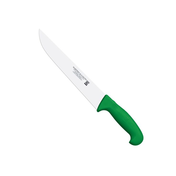 Cuchillo cocinero con hoja de 31 cm y mango de polipropileno verd...
