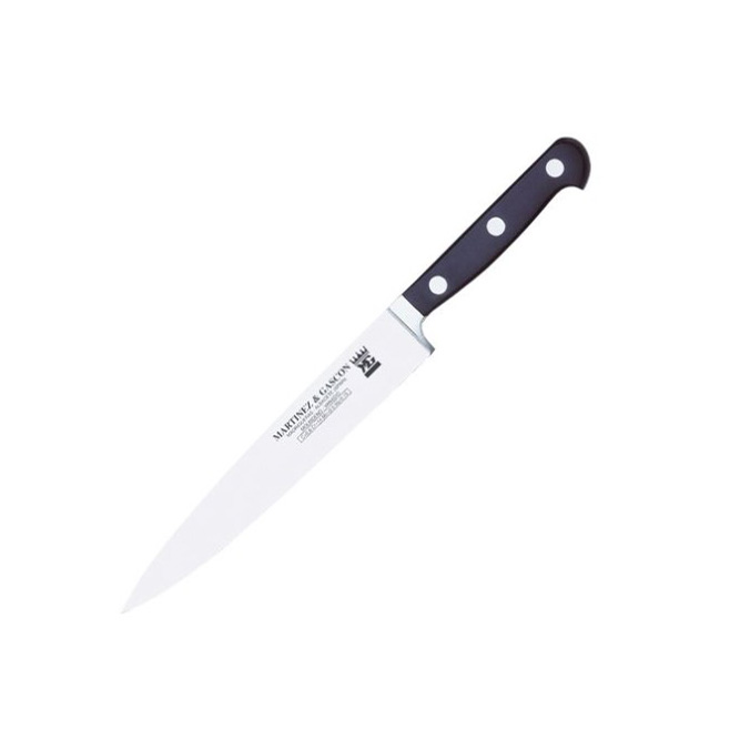 Cuchillo filetear forjado alemán con mango de POM y hoja de 21 c...