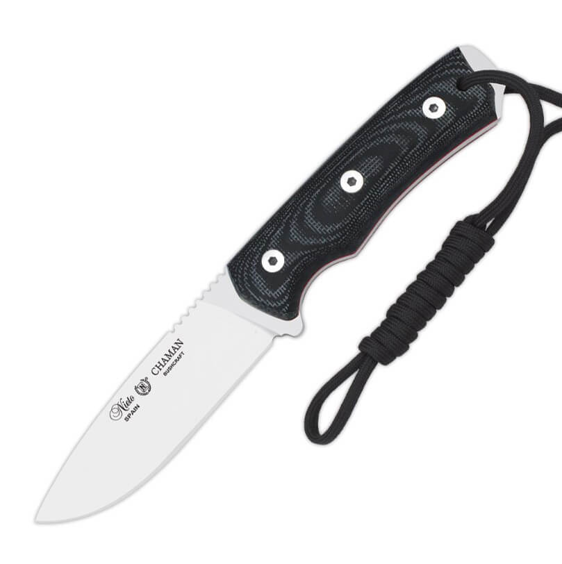 Cuchillo de supervivencia Nieto Chaman bushcraft con mango de mic...