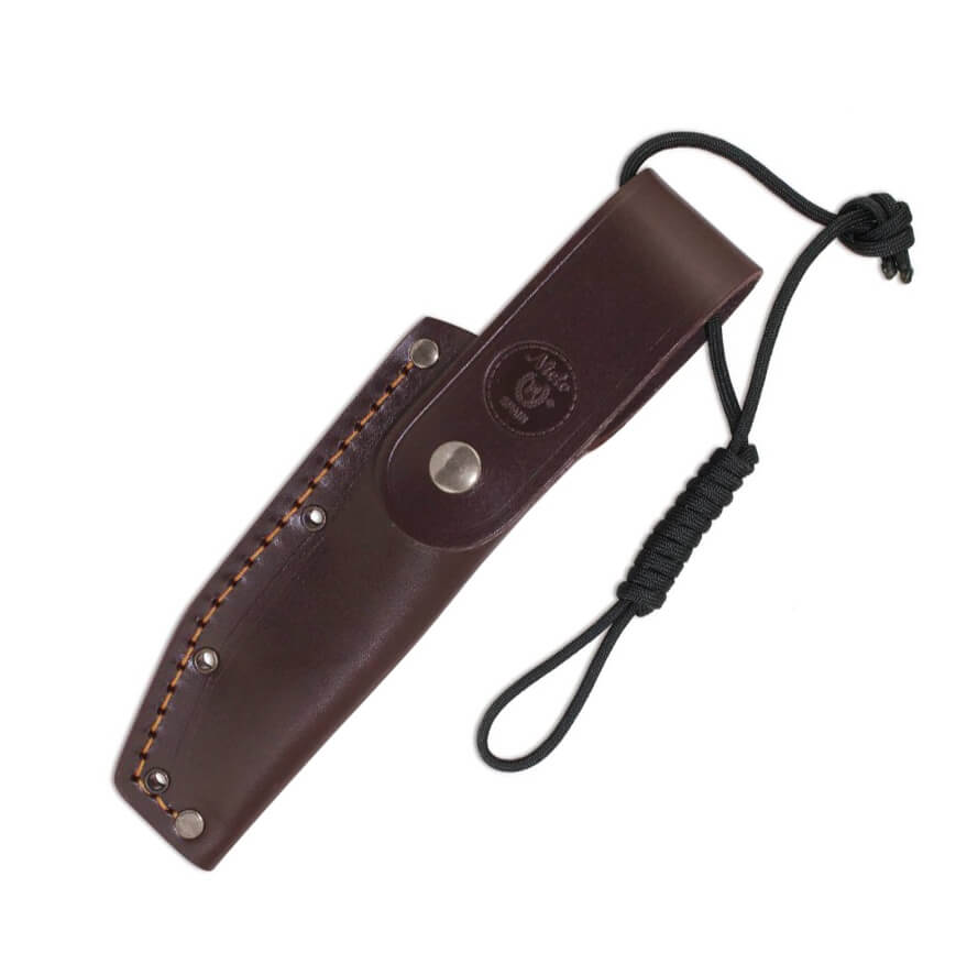 Cuchillo bushcraft Nieto Bosque con mango de madera de granadillo y hoja de acero Bohler N695