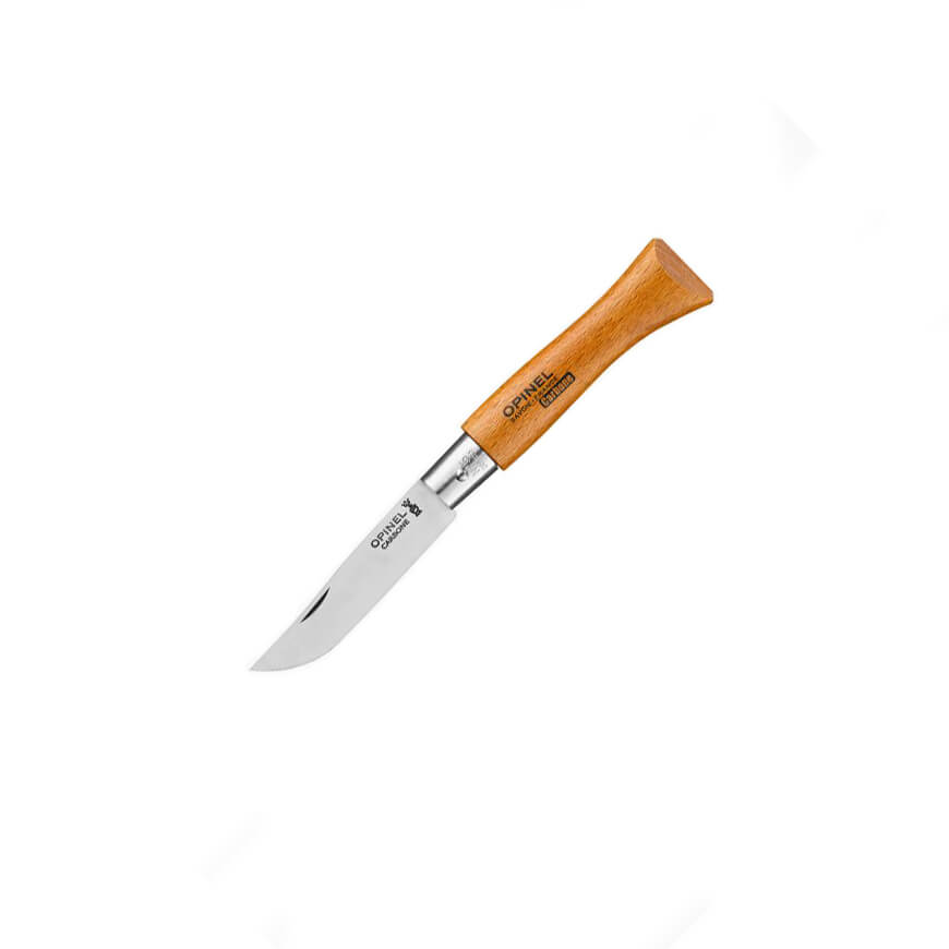 Navaja Opinel de acero carbono Nº 5 con hoja de 6 cm
