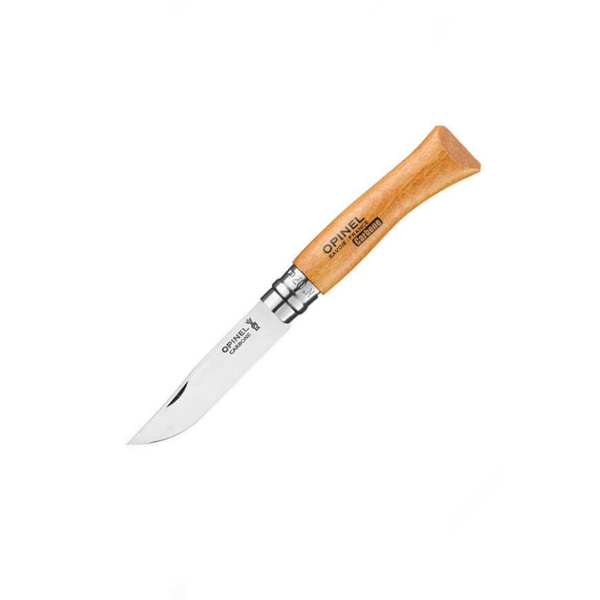 Navaja Opinel de acero carbono Nº 7 con hoja de 8 cm