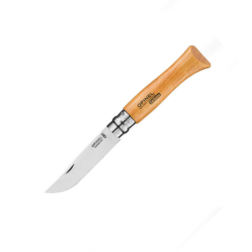 Navaja Opinel de acero carbono Nº 9 con hoja de 9 cm