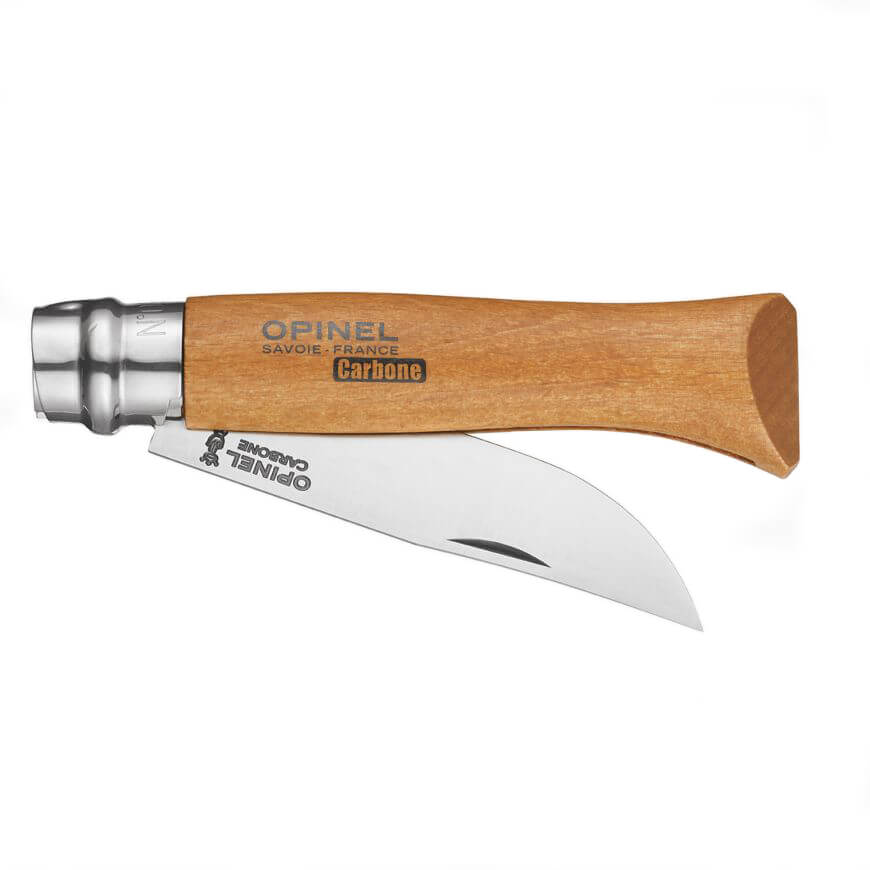 Navaja Opinel de acero carbono Nº 9 con hoja de 9 cm