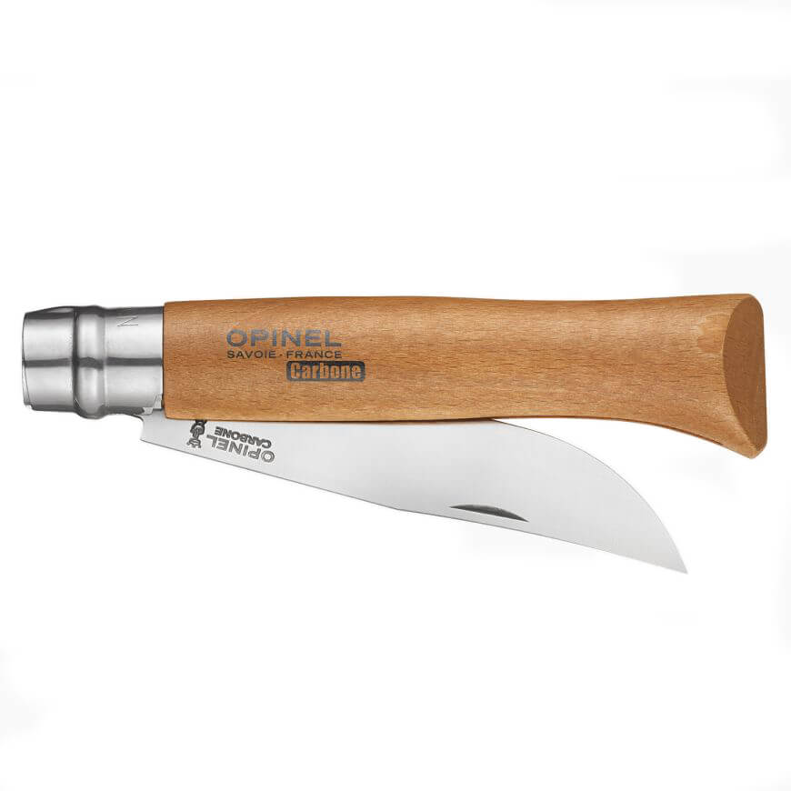 Navaja Opinel de acero carbono Nº 12 con hoja de 12 cm