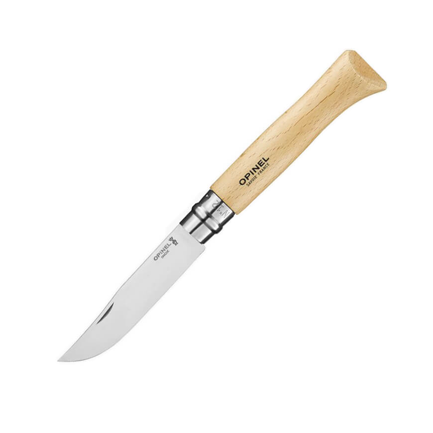 Opinel Nº 12 con hoja de acero inoxidable y mango de madera de h...