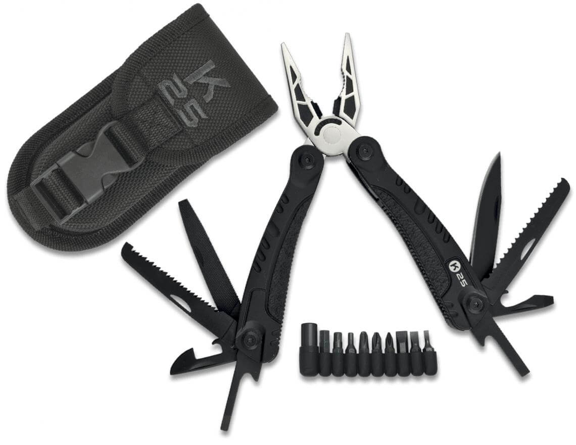 Alicates multiusos K25 con 20 funciones longitud total de 16 cm y...