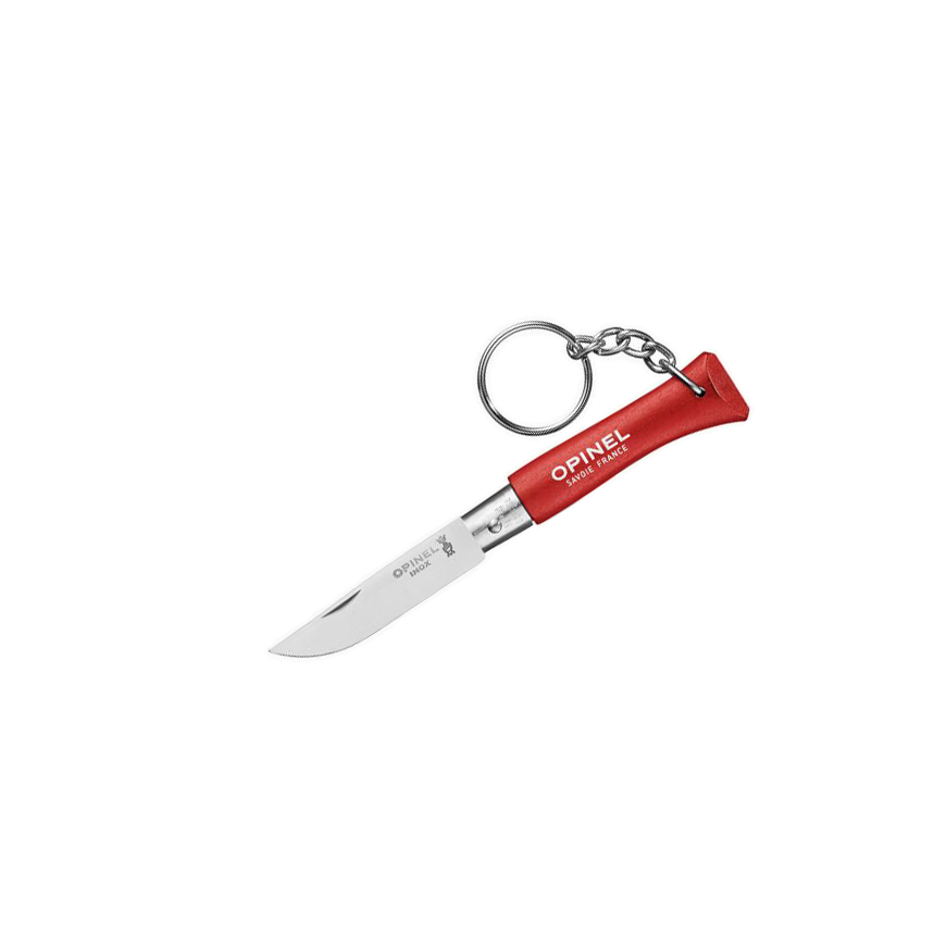 Navaja llavero N04 de Opinel Orígenes. Color rojo.