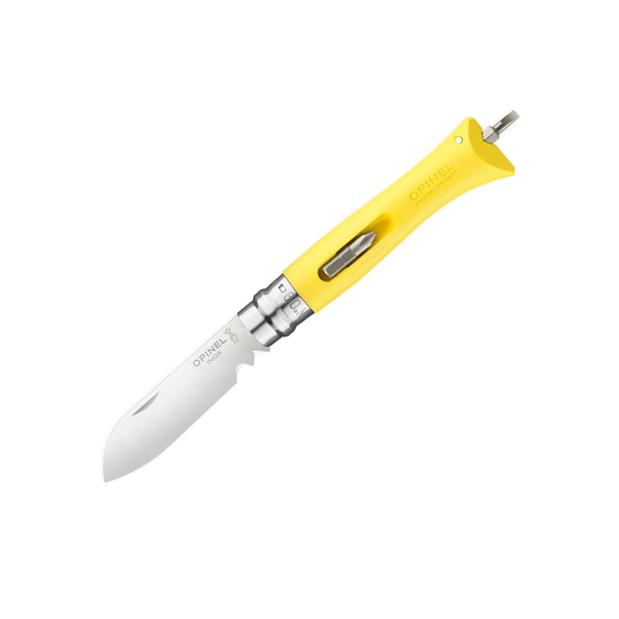 Opinel Nº9 Navaja Bricolaje color amarillo