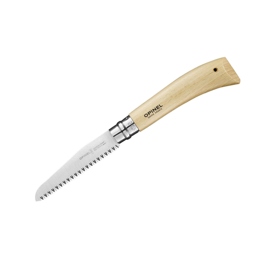 Sierra N12 de Opinel - 12 cm. Acero al carbono con recubrimiento.