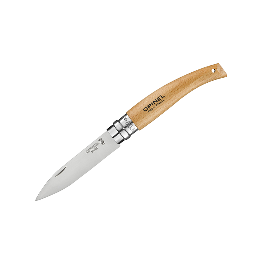 Couteau de jardin Opinel N08. Lame de 8,5 cm en acier inoxydable.