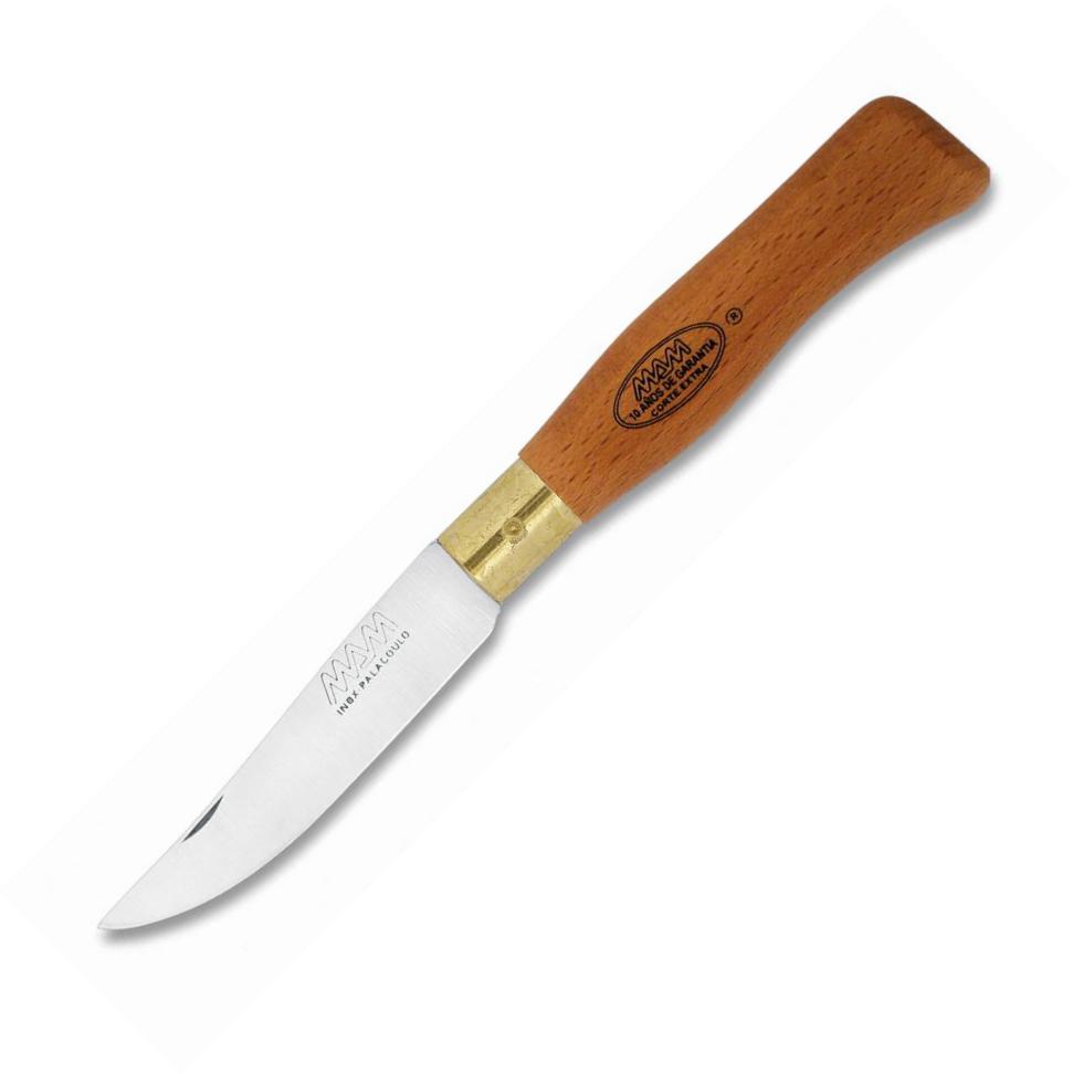 Navaja portuguesa MAM con cachas de madera y hoja de 9 cm
