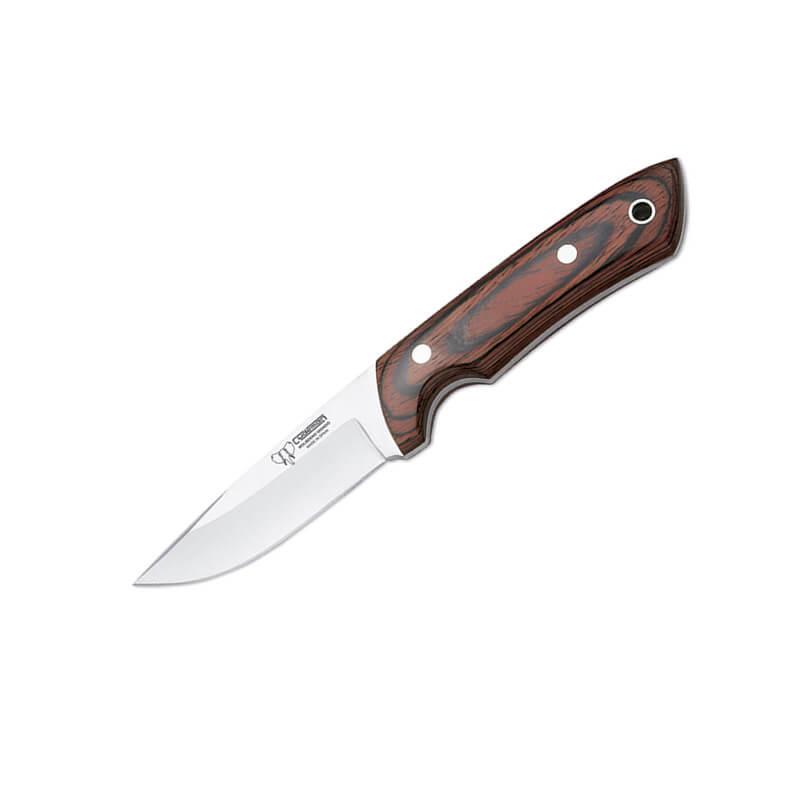 Cuchillo desollador con cachas de estamina. Hoja de acero Molibde...