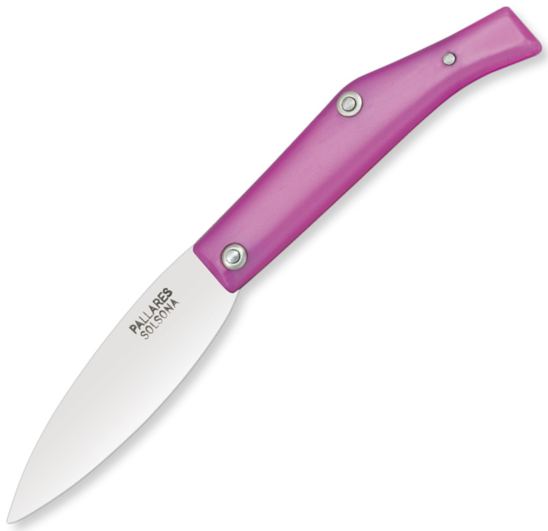 Navaja PALLARES Nº 00 de color fucsia con hoja de 7 cm de acero ...