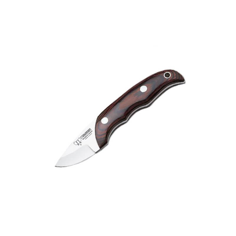 Cuchillo de desollar Cudeman Ratón. Mango de estamina.