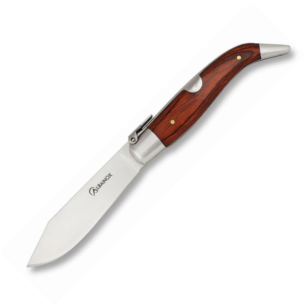 Navaja TEJA PASTORA Nº00 de acero carbono hoja de 7 cm y mango d...