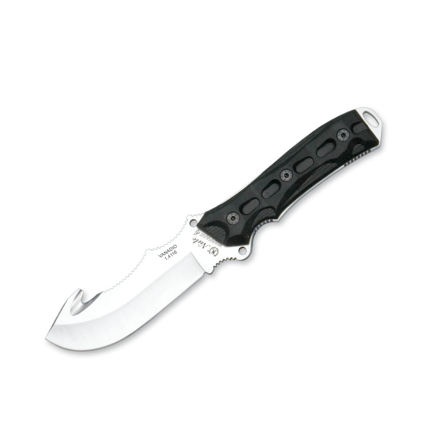 Cuchillo táctico Nieto Warfare con mango de forprene y hoja skin...