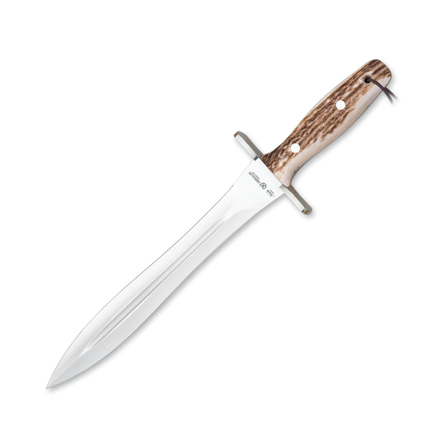 Cuchillo de caza Nieto Hércules con mango de asta de ciervo y ho...