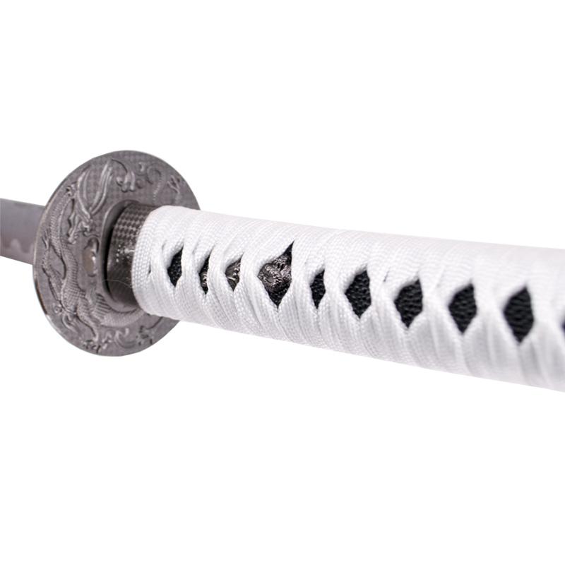 Wakizashi decorativo branco Coragem, Dever e Lealdade O Último Samurai
