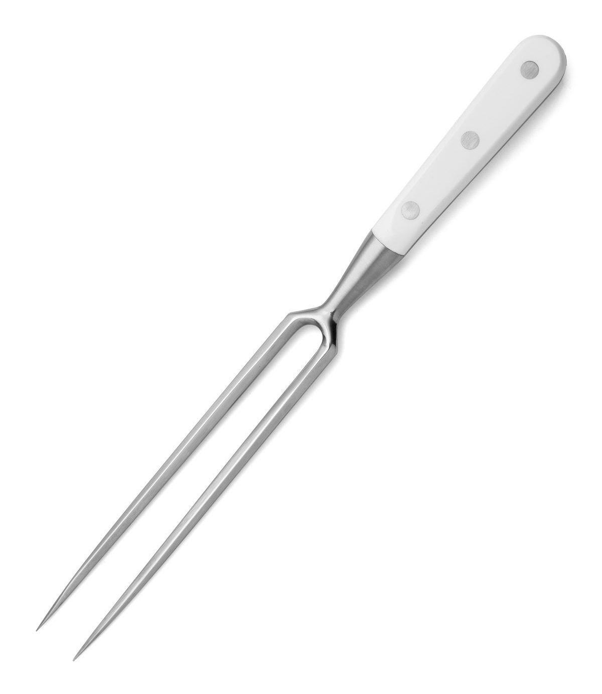 Tenedor para trinchar Arcos Riviera Blanca con hoja de 18 cm