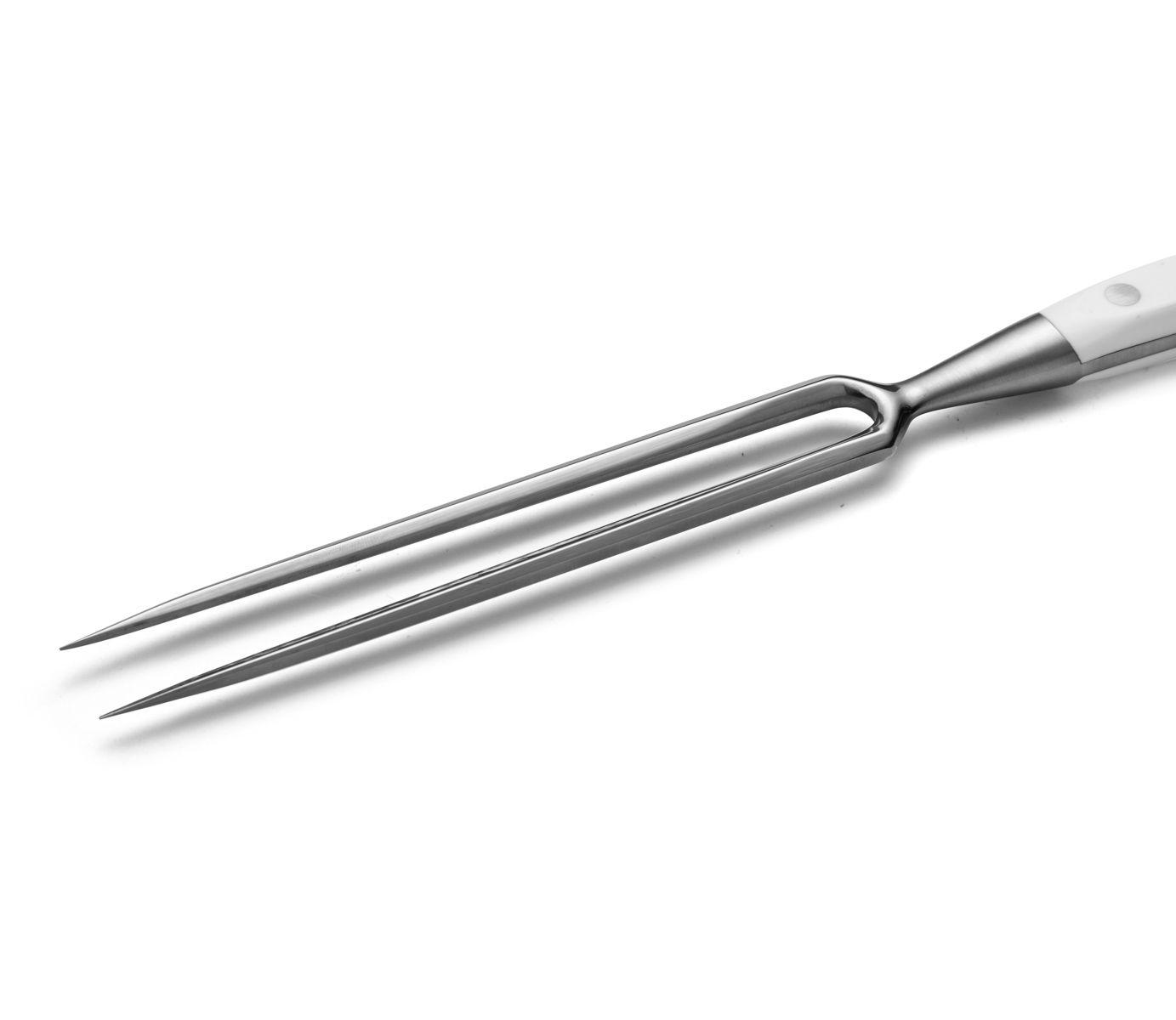 Tenedor para trinchar Arcos Riviera Blanca con hoja de 18 cm