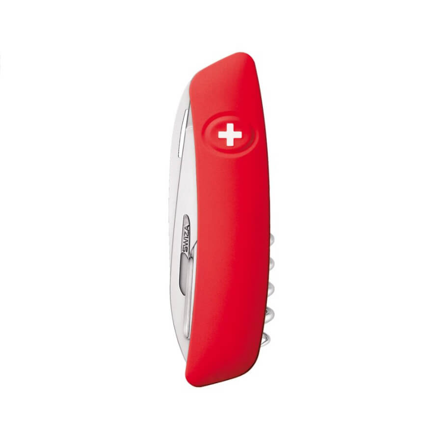 Navaja multiusos Swiza D05 roja con 12 funciones KNI.0050.1000