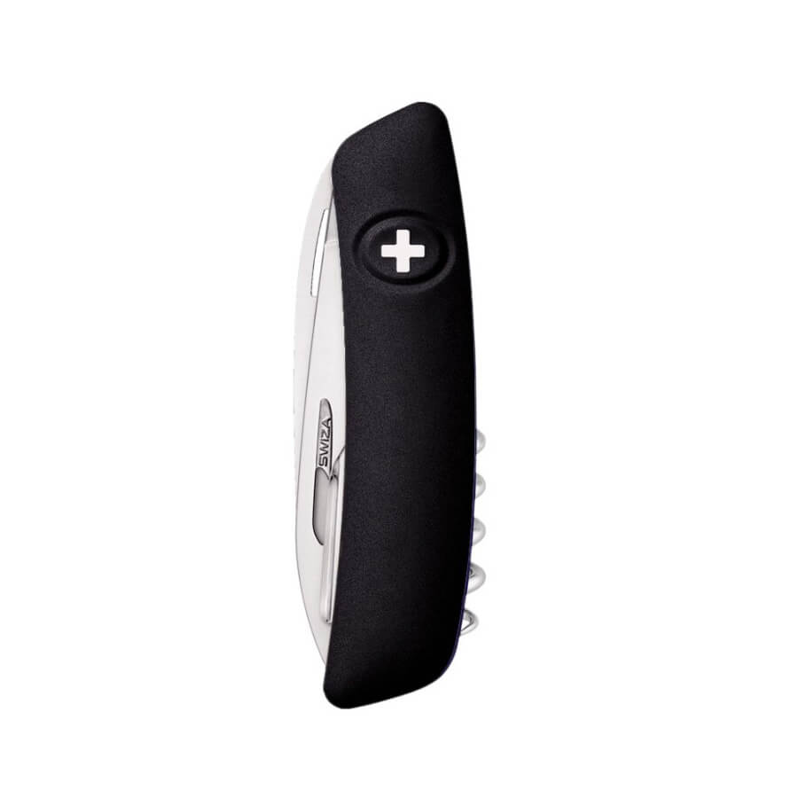Navaja multiusos Swiza D05 negra con 12 funciones KNI.0050.1010