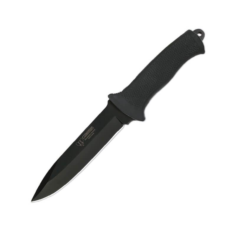 Cuchillo táctico Cudeman modelo TORNADO. Mango en caucho negro. ...