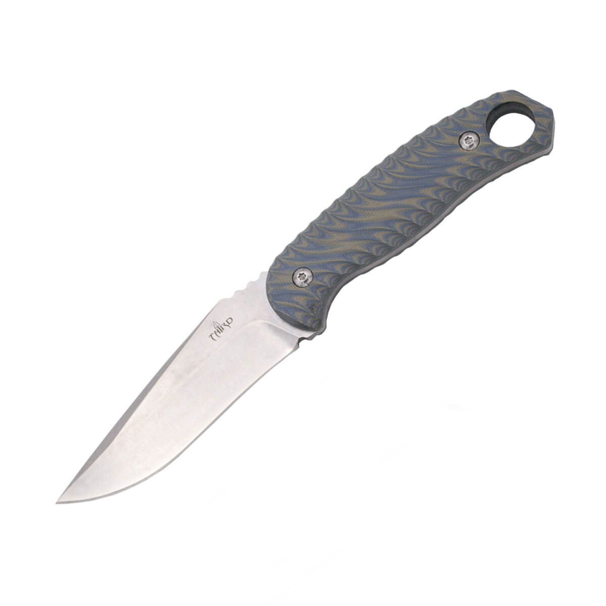 Cuchillo táctico con cachas de G10 bicolor hoja de 11.5 cm y fun...