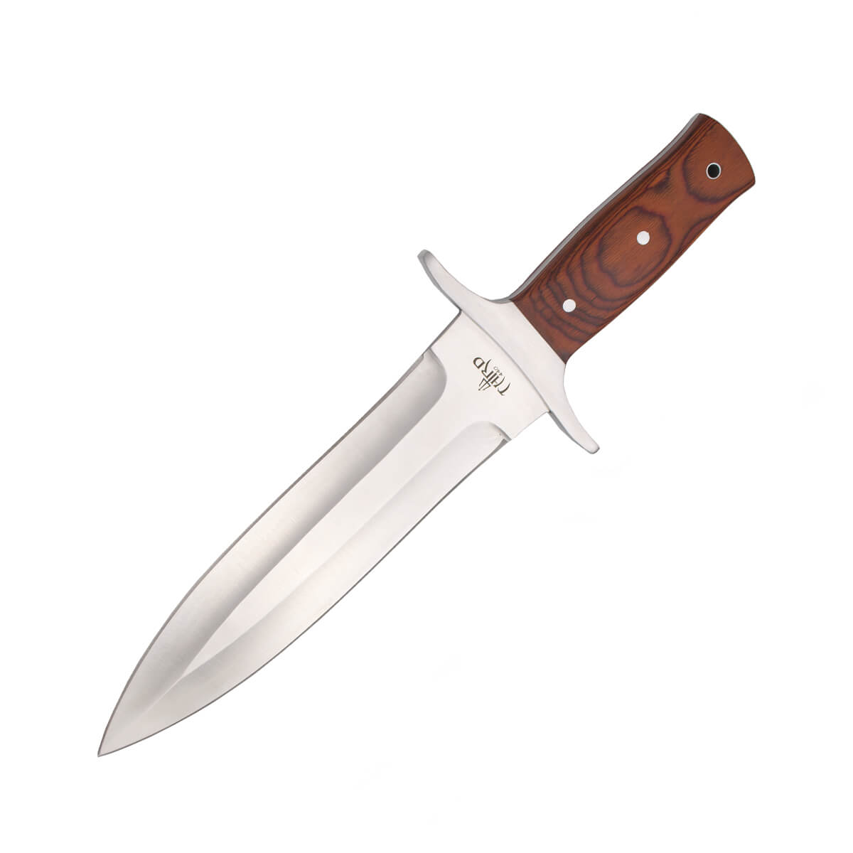Cuchillo de remate enterizo con hoja de doble filo de 23 cm y man...