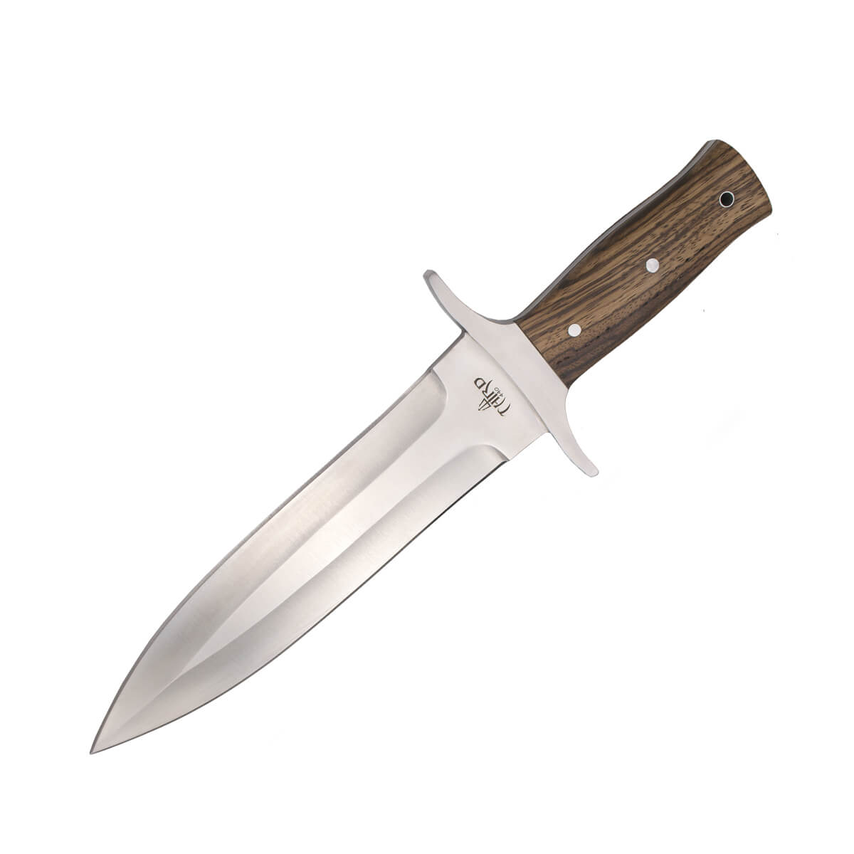 Cuchillo de remate enterizo con hoja de doble filo de 23 cm y man...