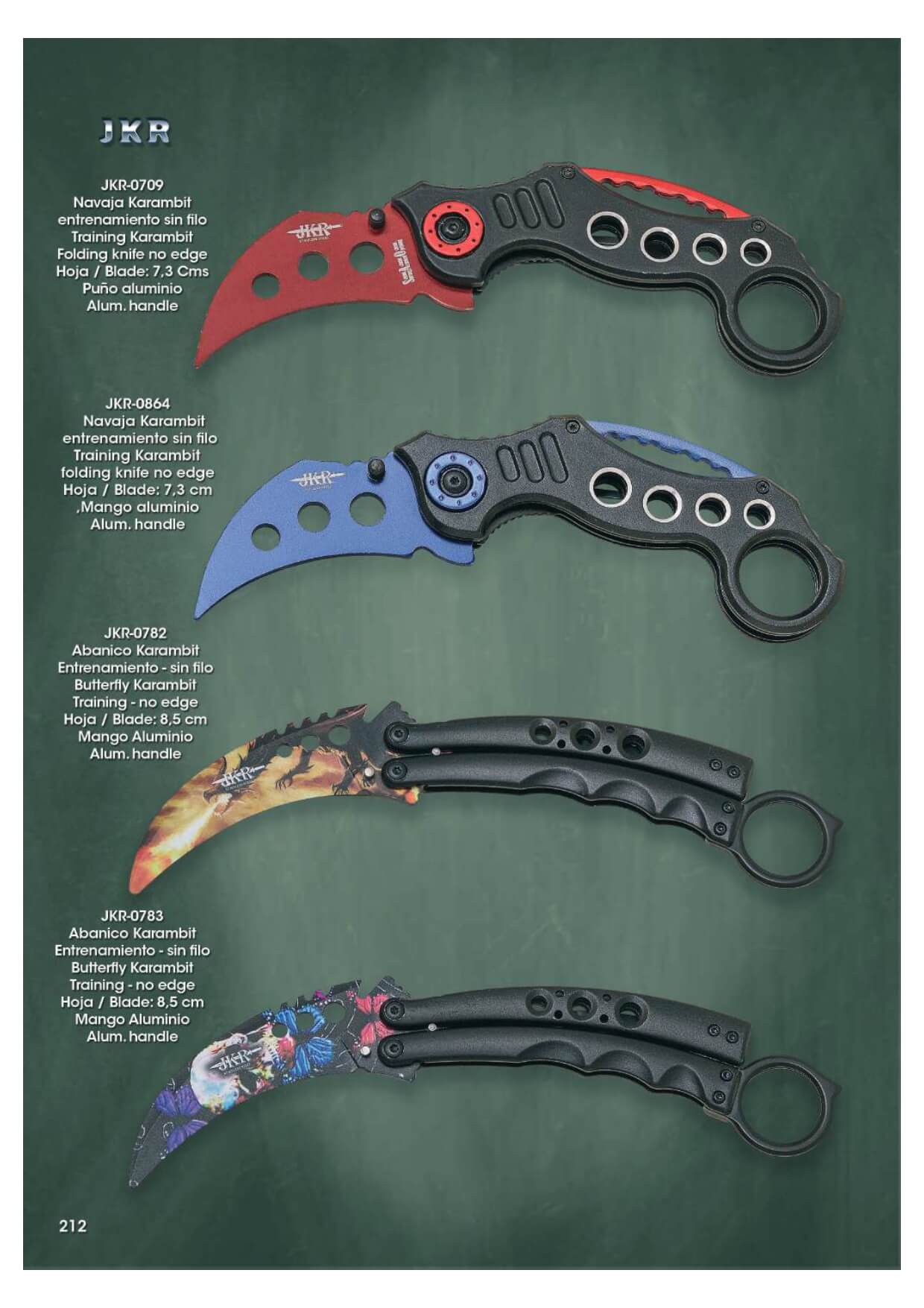 NAVAJA KARAMBIT ENTRENAMIENTO pocketknives sports JKR Wholesale