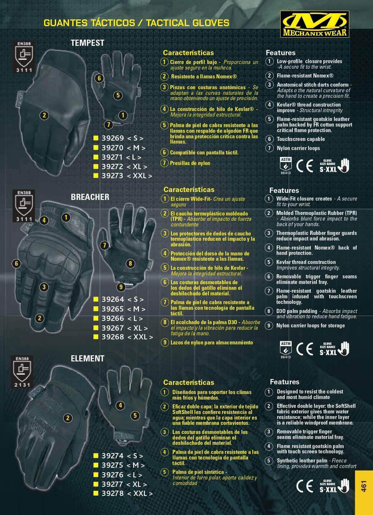 TEMPEST BREACHER ELEMENT camping und uberleben taktischen handschuh