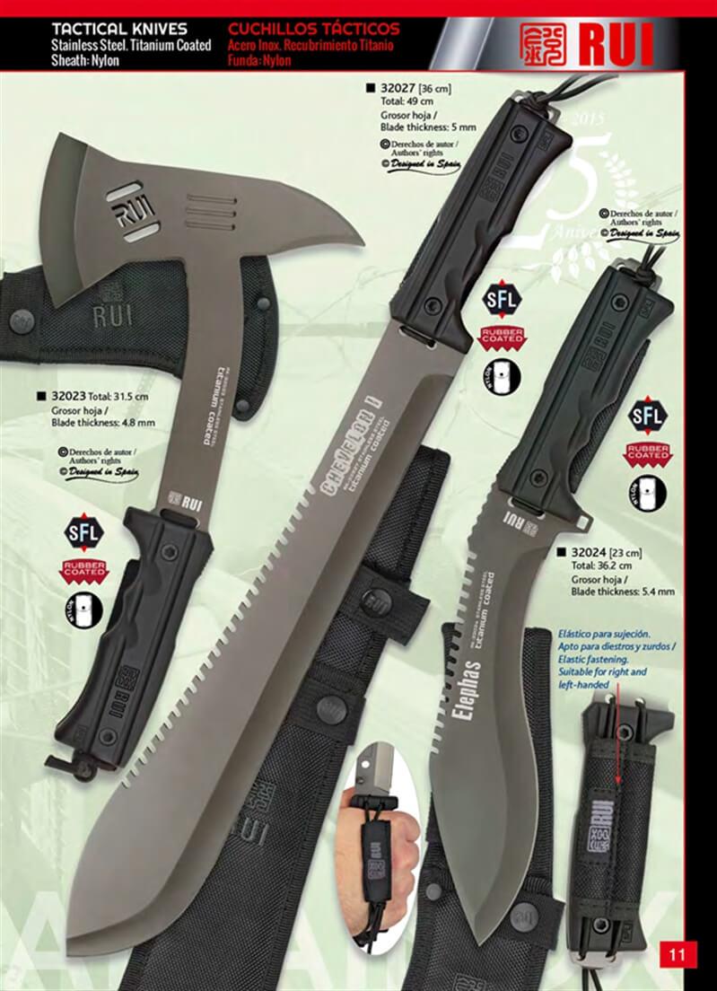 MACHETES Y HACHA Rui - cuchillos tacticos y caza dagas monte