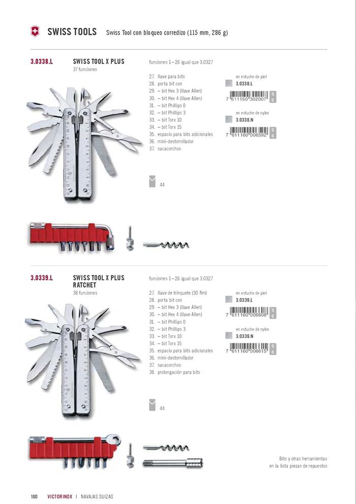 HERRAMIENTAS MULTIUSOS SWISS TOOL X PLUS multipurpose tools Victorinox Wholesale Knives