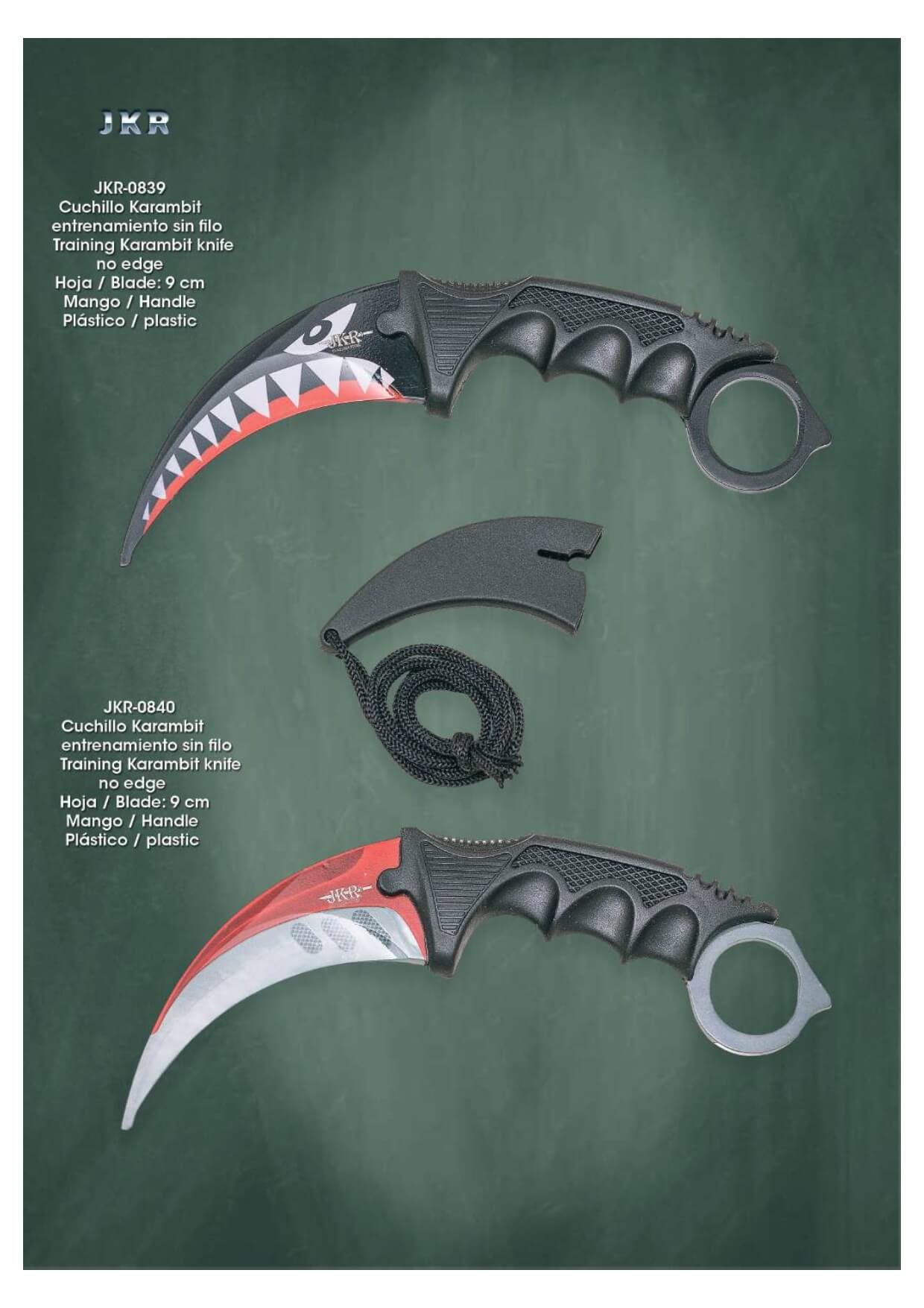CUCHILLOS KARAMBIT ENTRENAMIENTO
