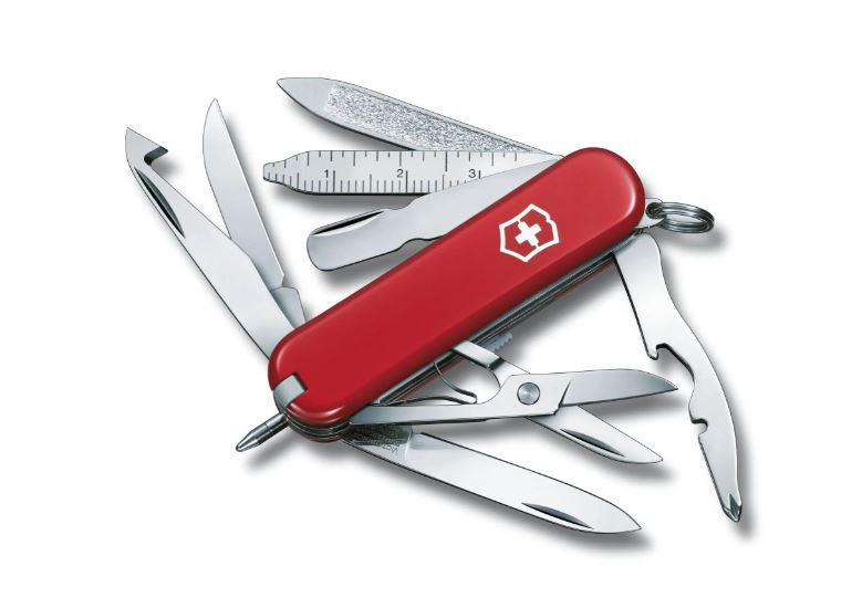 Couteau multifonction Victorinox Mini Champ rouge avec 18 fonctio...