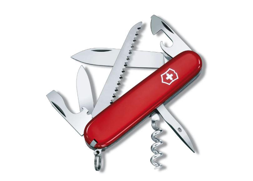 Schweizer Taschenmesser Victorinox Camper rot im Blister