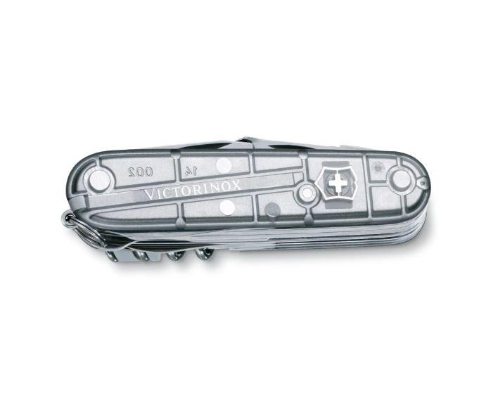 Couteau de poche Victorinox Swiss Champ transparent argent