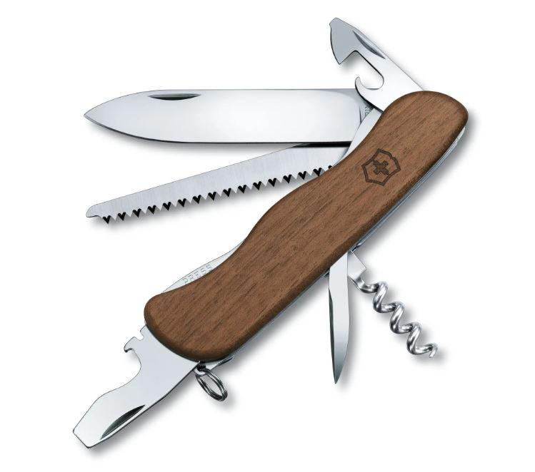Faca multiuso de madeira Victorinox Forester 10 usos