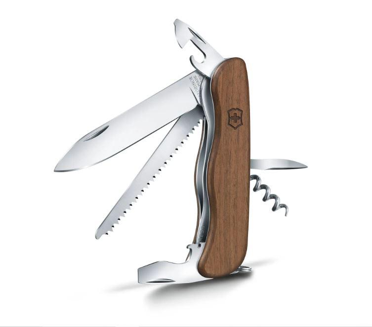 Faca multiuso de madeira Victorinox Forester 10 usos