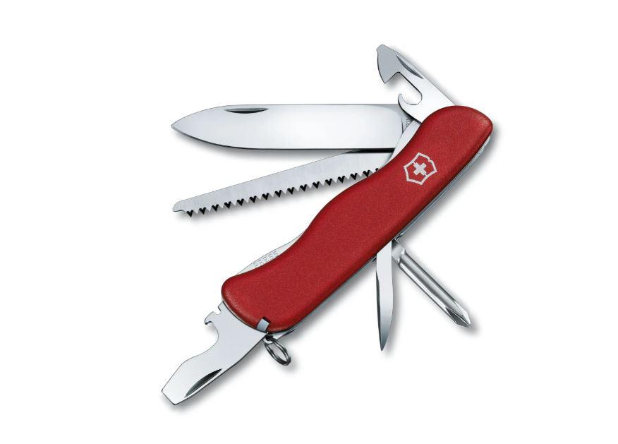 Canivete suíço com 12 usa Victorinox Trailmaster vermelho