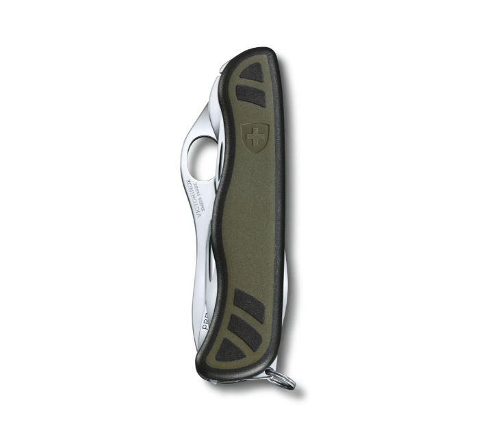 Victorinox Swiss Soldier's Knife 08 vert et noir avec 10 utilisations