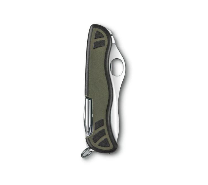 Victorinox Swiss Soldier's Knife 08 vert et noir avec 10 utilisations