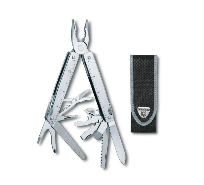 Pince multi-usages Victorinox Swiss Tool X avec gaine en nylon noir