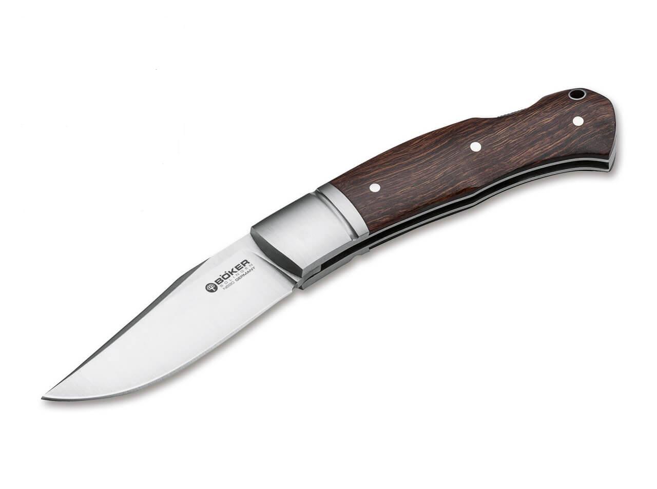 Boker Boxer collection folding knife with desert ironwood handle
