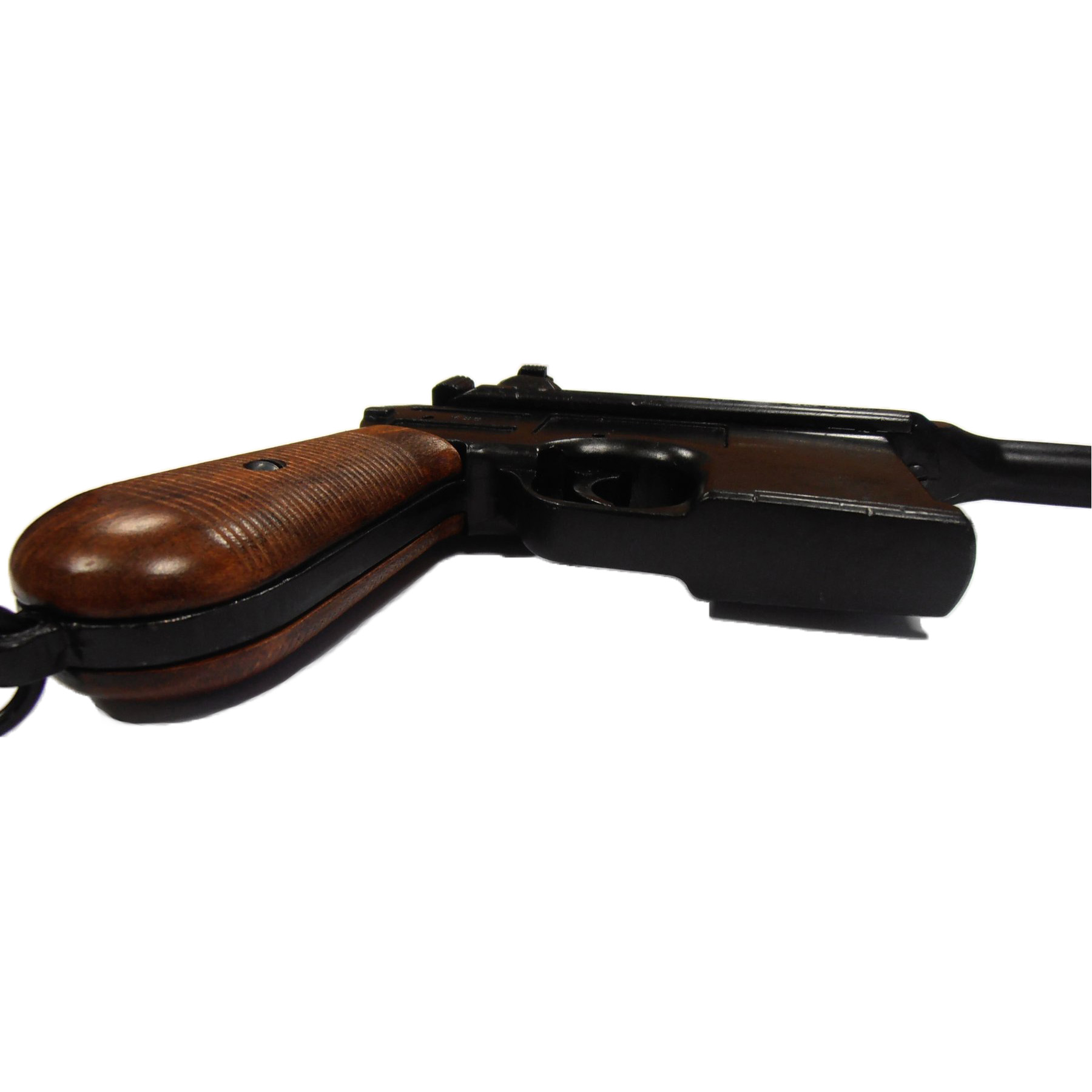 C96-Pistole, Deutschland 1896 aus Metall mit Holzgriffen